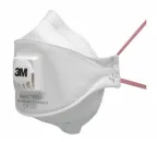 3M™ Aura™ Partikelmaske, FFP3, mit Ventil, 9332+