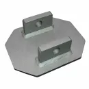 3M™ DBI-SALA® Confined Space Zinc Plated Uni-Anchor for Concrete 8569819, Bolt-on, 1 ea
