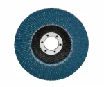 3M™ Fächerschleifscheibe 566A, 115 mm x 22 mm, P40, flach