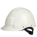 3M™ Schutzhelm, Uvicator, Pinlock-Verschluss, belüftet, Kunststoffschweißband, Weiß, G3000CUV-VI