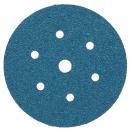 3M™ Hookit™ Blau Schleifscheibe 521U, 150 mm, Multihole, 36E, 36510