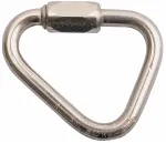 3M™ Protecta® Selbstschließender Karabiner, Drehverschluss, schwarz, eloxiertes Aluminium, 17 mm Öffnung, 2199872