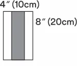 3M™ Steri Drape™ 2 Inzisionsfolie, 2035, 20 cm x 20 cm, 10/Packung