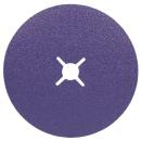 3M™ Cubitron™ 3 Fiberscheibe 1182C, 80+, 180 mm x 22 mm, Slotted, 25/Bag, 100 ea/Case