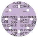 3M™ Cubitron™ II Hookit™ Filmscheibe 775L, 500+ 3MIL, 125 mm, 8HL, Die 500KE
