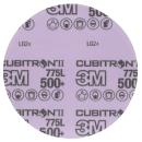 3M™ Cubitron™ II Hookit™ Filmscheibe 775L, 500+ 3MIL, 125 mm, Die 500X