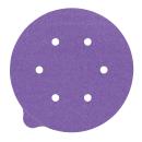 3M™ Cubitron™ II Stikit Papierscheibe 732U, 150+ C-weight, 150 mm x NH , Linered w/Tab, 6-fach gelocht