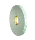 3M™ Doppelseitiges Urethanschaum-Klebeband 4032, Weiß, 19 mm x 66 m, 0.8 mm
