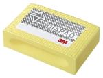 3M™ Flexible Diamond Hand Lap 6200J, M40, Yellow, 2-1/4 in x 3-3/4 in, 10 ea/Case