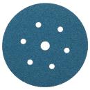 3M™ Hookit™ Blau Schleifscheibe 521U, 150 mm, Multihole, 40E, 36520