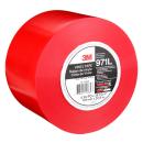 3M™ Langlebiges Bodenmarkierungsband 971L, Rot, 101.6 mm x 33 m, 0.43 mm, Individually Wrapped Conveniently Packaged