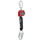 3M™ Protecta® Höhensicherungsgerät mit selbstaufrollendem Gurtband, Tri-Lok-Karabiner, Sicherheitshaken, 6 ft / 1,8 m, 3100640