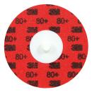 3M™ Roloc™ Langlebige Kantenscheibe 767F, 80+ YF-Trägermaterial, TR, kastanienbraun, 76,2 mm, Die R300V, 50/Karton, 200 Stück/Packung