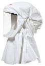 3M™ S533 Einweg Leichthaube (weiss) in Größe L mit Hals-/Schulterabdeckung Material: Ventflex