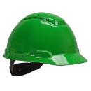3M™ Schutzhelm, Ratschenverschluss, belüftet, Kunststoffschweißband, Grün, H700N-GP