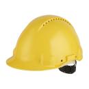 3M™ Schutzhelm, Uvicator, Pinlock-Verschluss, belüftet, Lederschweißband, Gelb, G3000DUV-GU