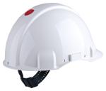 3M™ Schutzhelm, Uvicator, Ratschenverschluss, nicht belüftet, dielektrisch 440 V, Kunststoffschweißband, Weiß, G3001NUV-VI