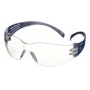 3M™ SecureFit™ 100 Schutzbrille, blaue Bügel, Antikratz-/Anti-Fog-Beschichtung, transparente Scheibe, SF101AF-BLU-EU, 20 pro Packung