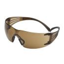 3M™ SecureFit™ 400 Schutzbrille, schwarz/braune Bügel, Scotchgard™ Anti-Fog-/Antikratz-Beschichtung (K&N), braune Scheibe, SF405SGAF-BLA-EU