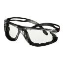 3M™ SecureFit™ 500 Schutzbrille, schwarze Bügel, Schaumrahmen, Scotchgard™ Anti-Fog-/Antikratz-Beschichtung (K&N), transparente Scheibe, SF501SGAF-BLK-FM-EU, 20 pro Packung