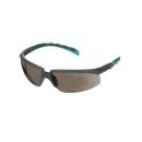 3M™ Solus™ Serie 2000, S2002SGAF-BGR, grau/türkise Bügel, Scotchgard™ Anti-Fog-Beschichtung, graue Anti-Fog-Antikratz-Scheibe, 20 pro Packung