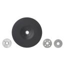 3M™ Stützteller für Fiberscheiben, flach, schwarz, 180 mm