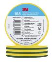 3M™ Temflex™ Vinyl-Isolierband 165, Grün/Gelb, 15 mm x 10 m