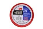 3M™ Weich-PVC-Klebeband 471, Rot, 25.4 mm x 32.91 m