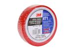 3M™ Weich-PVC-Klebeband 471, Rot, 50 mm x 33 m, 0.14 mm, einzelverpackt