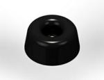 3M™ Bumpon™ SJ5009 Elastikpuffer, Schwarz, 22,3 x 10,1 mm, Klebstoff Natur-Kautschuk R-30