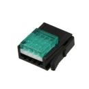 3M™ 37104-2124-000 FL 100, Mini Clamp II, Stiftstecker für die Kabelmontage, 04-polig, 20-22 AWG, 0,20 µm Au, Schwarz/Grün