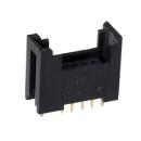 3M™ 37204-62A3-004 PL, Mini Clamp II, Buchsenstecker für die Leiterplattenmontage, 180° gerade, 04-polig, 372 Serie, 0,20 µm Au, Schwarz