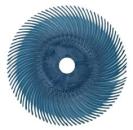 Scotch-Brite™ Radial Bristle Brush RB-ZB, blau, 76,2 mm x 9,5 mm, P400, Typ C