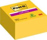 Post-it® Super Sticky Notes Würfel, Gelb, 76 mm x 76 mm, 350 Blatt/Block, 1 Block/Packung, 100% PEFC SGSCH-PEFC-COC-110078