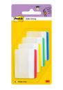 Post-it® Index Strong Ablagetabs, Groß, Verschiedene Farben, 50.8 mm x 38.1 mm, 24 Haftstreifen/Spender, 1 Spender/Packung