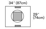 3M™ Kaiserschnitt-Auffangbeutel, 2057, 87 cm x 74 cm, 10 Stück / Packung