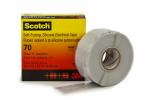 Scotch® 70 Silikon-Kautschuk-Streifen, selbstverschweißend, Hellgrau, 25 mm x 457 mm, 0,3 mm