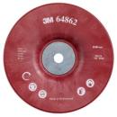 3M™ Hochleistungsstützteller gerippt, rot, 180 mm, M14, gerippt, sehr hart