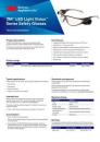3M™ LED Light Vision™ Schutzbrille, Antikratz-/Anti-Fog-Beschichtung, transparente Scheibe, 11356-00000, 20 pro Packung