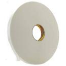 3M™ Doppelseitiges Polyethylenschaum-Klebeband 9546, Weiß, 1250 mm x 66 m, 1.1 mm