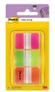Post-it® Index Strong Ablagetabs, Standard, Rosa und Grün, 25.4 mm x 38.1 mm, 36 Haftstreifen/Spender, 1 Spender/Packung