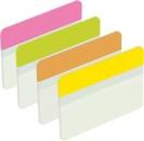 Post-it® Index Strong Ablagetabs, Groß, Grün, Orange, Rosa und Gelb, 50.8 mm x 38.1 mm, 24 Haftstreifen/Spender, 1 Spender/Packung