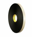 3M™ Doppelseitiges Polyethylenschaum-Klebeband 4492, Schwarz, 305 mm x 132 m, 0.8 mm
