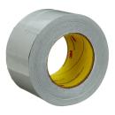 3M™ Venture Tape™ Cryogenic Vapor Barrier Tape 1555CW, Silver, 72 mm x 45.7 m, 16 rolls per case
