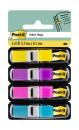 Post-it® Index Haftstreifen, Mini, Verschiedene Farben, 11.9 mm x 43.2 mm, 35 Haftstreifen/Spender, 4 Spender/Packung