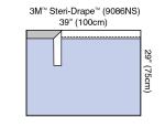 3M™ Steri-Drape™ Abdecktuch mit Klebezone, nicht steril, 9086NS