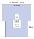 3M™ Steri-Drape™ Arthroskopie-Abdeckung mit Auffangbeutel, nicht steril, 1194NS