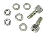3M™ 3341-1S, Jack Socket Schraubensatz, D Sub u. D Ribbon Verb., 2 Jack Sockets, 8 Unterlegsch., 2 Federringe, 2 Muttern