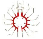 3M™ GG-4565-GER Elektrostatischer Vogel- und Kleintierschutz, Rot, Isolatorstrunk-DM 115- 140 mm