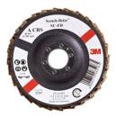 Scotch-Brite™ Fächervliesscheibe SC-FD mit Fiberunterlage, rot, 115 mm x 22 mm, A MED